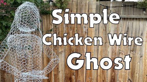 chicken wire yard ghosts|chicken wire ghost dress instructions.